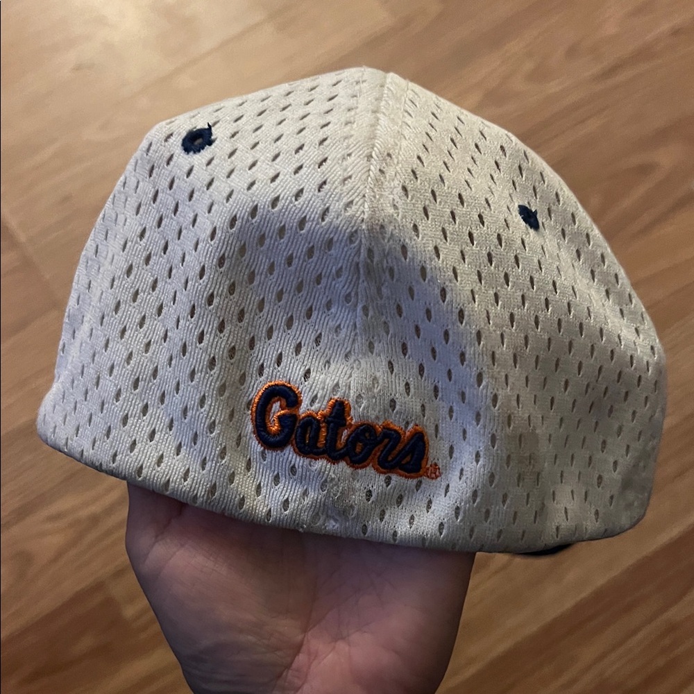 Zephyr Gators White Mesh Cap with Orange Embroidery - Picture 2 of 4